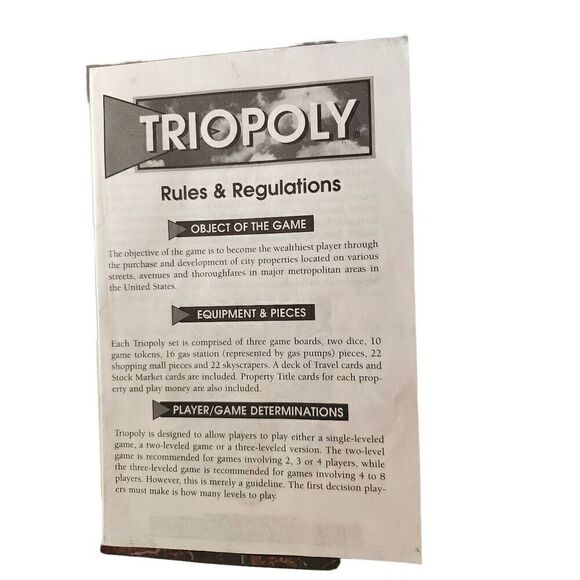 Triopoly Premier Edition #7331/7500 ---Limited editionThe Three Dimensional Mono - Picture 7 of 8